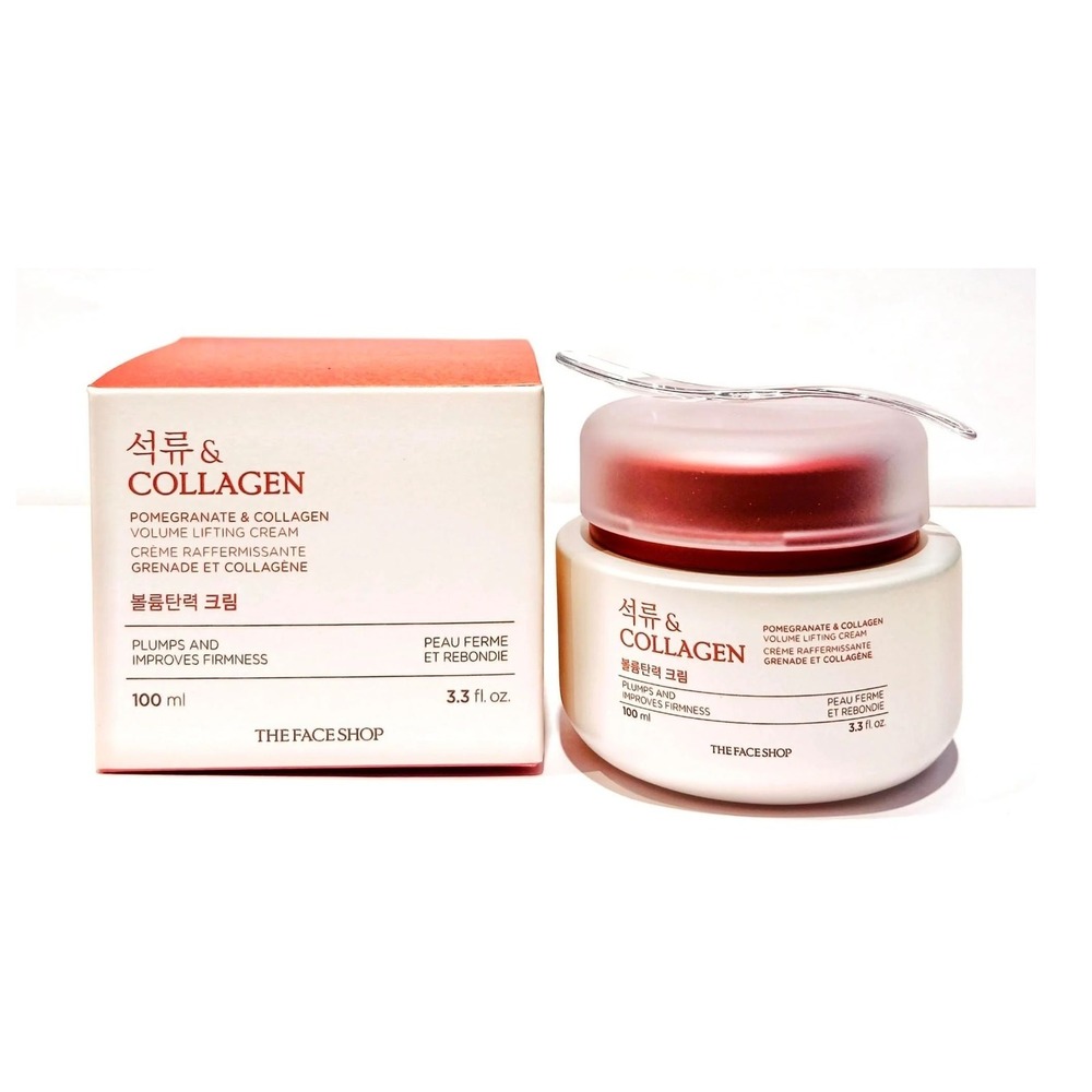 The Face Shop Pomegranate & Collagen Volume Cream Revitalizing Anti-Aging 3.3 oz